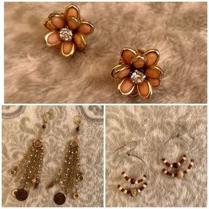 Boho Earrings and necklace bundle